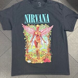 NIRVANA In Utero Black T shirt men’s large